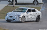 2026 Mercedes-Benz C-Class EV spied for first time